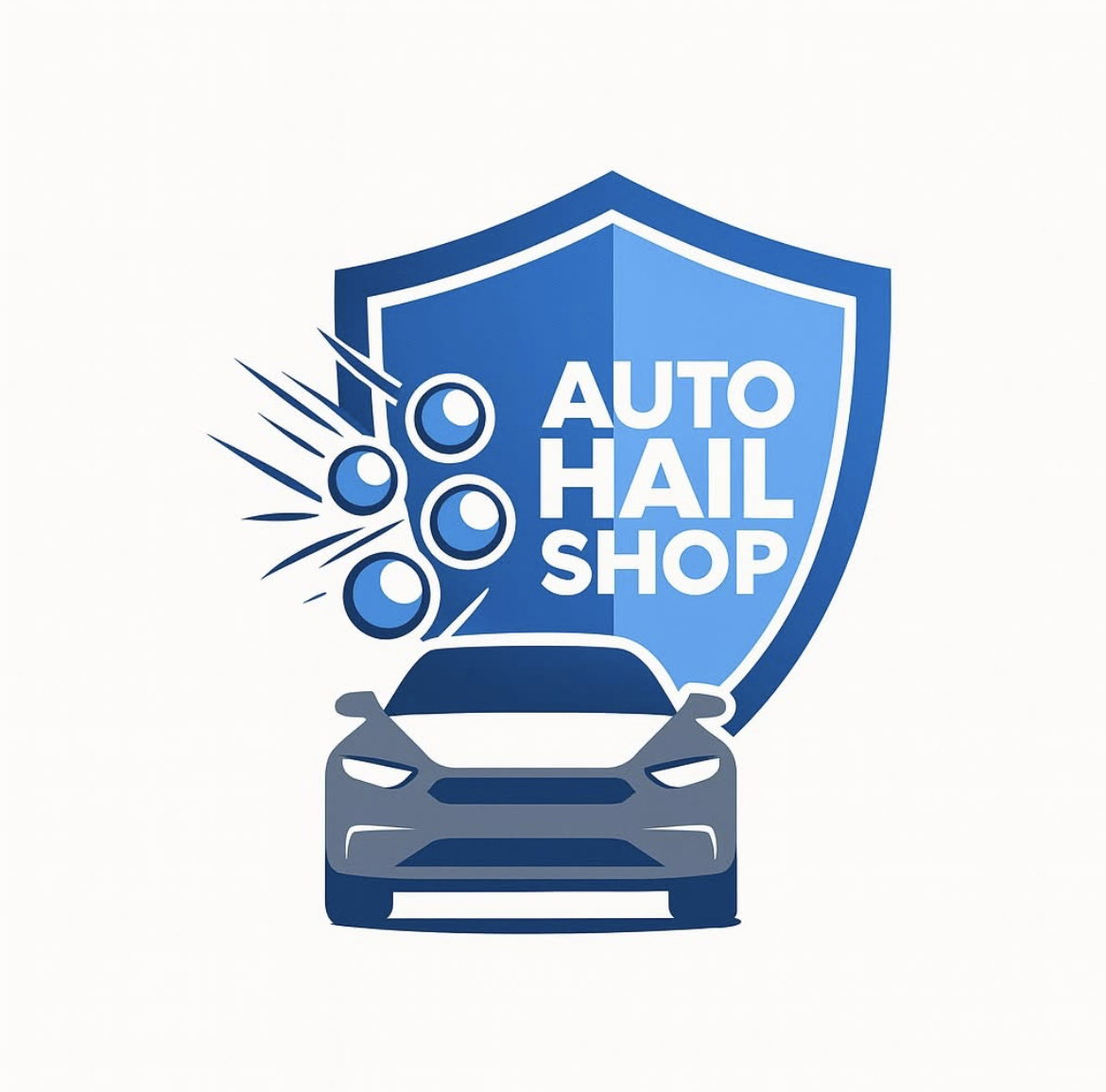 Auto Hail Shop Logo